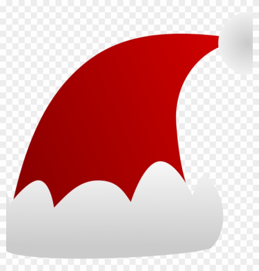 Free Santa Hat Clipart - Simple Santa Hat Clip Art #1627841
