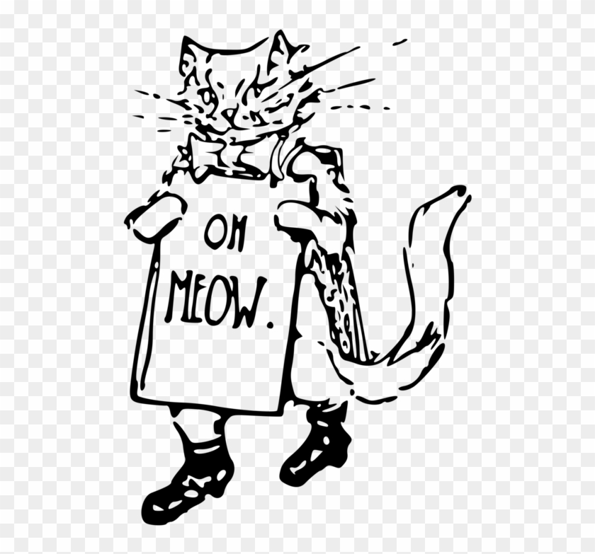 Cat Kitten Drawing Mammal Mouse - Clip Art #1627978