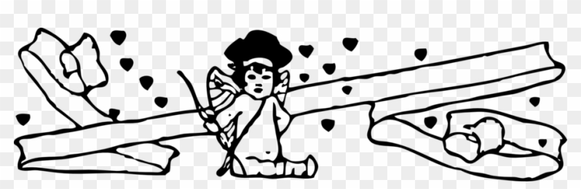 Sitting Cupid - Clip Art #1628050