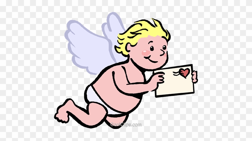 Cupid Clipart 89857 Cupid With A Love Letter Royalty - Cupid Clipart 89857 Cupid With A Love Letter Royalty #1628066