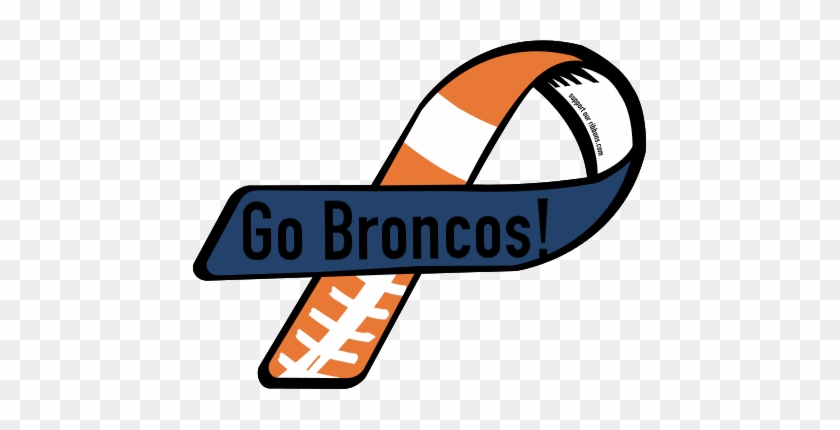 Go Broncos - Scoliosis Awareness Ribbon #1628130