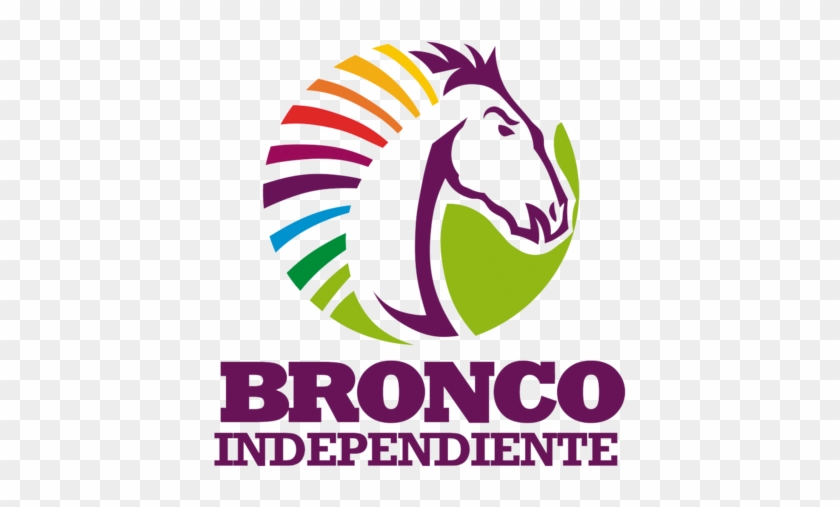 Bronco Vector Clipart - Logo Del Partido Del Bronco #1628138