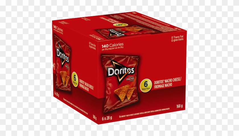 6 Count Doritos® Nacho Cheese Tortilla Chips Doritosca - Doritos Bag Sizes Canada #1628188