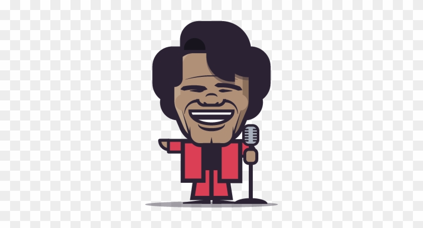 Loogmoji Of James Brown - James Brown Cartoon Png #1628191