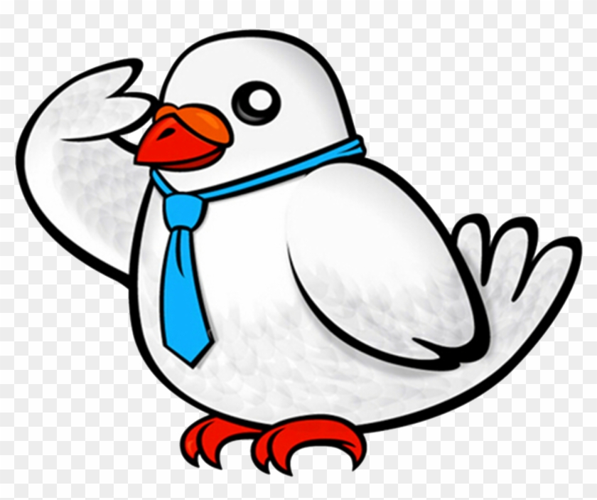 Rock Animation Pigeon Transprent - Pigeon Cartoon - Free Transparent PNG  Clipart Images Download