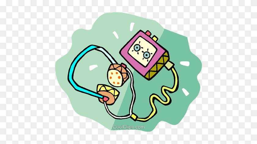 Walkman Royalty Free Vector Clip Art Illustration - Walkman Royalty Free Vector Clip Art Illustration #1628246