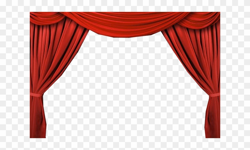 Theatre Curtains Clipart Window Theater Drapes And - Clip Art Theater Curtains #1628329