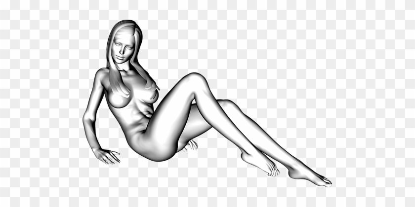 Adult Content Safesearch Girl, Lady, Naked, Nude, Pose, - Nude Clipart Transparent Background #1628597