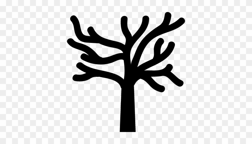 Naked Trees Branches Vector - Tree Branches Icon Png #1628629