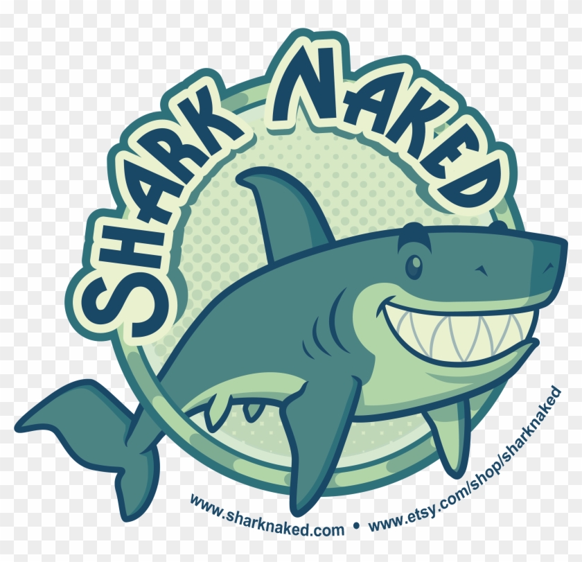 Shark Naked-sticker1 - Illustration #1628637