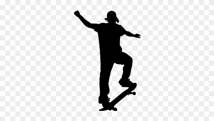 Skate - Desenho Skatista Png #1628673