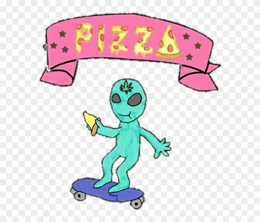Jpg Download Alien Skate Pizza - Alien Png Tumblr Skate #1628684