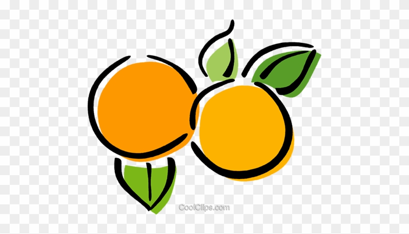 Naranja Libres De Derechos Ilustraciones De Vectores - Orange Fruit Cartoon #1628726
