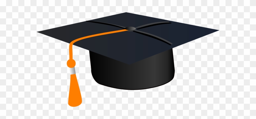 Birrete Clip Art - Graduation Cap Orange Tassel #1628734