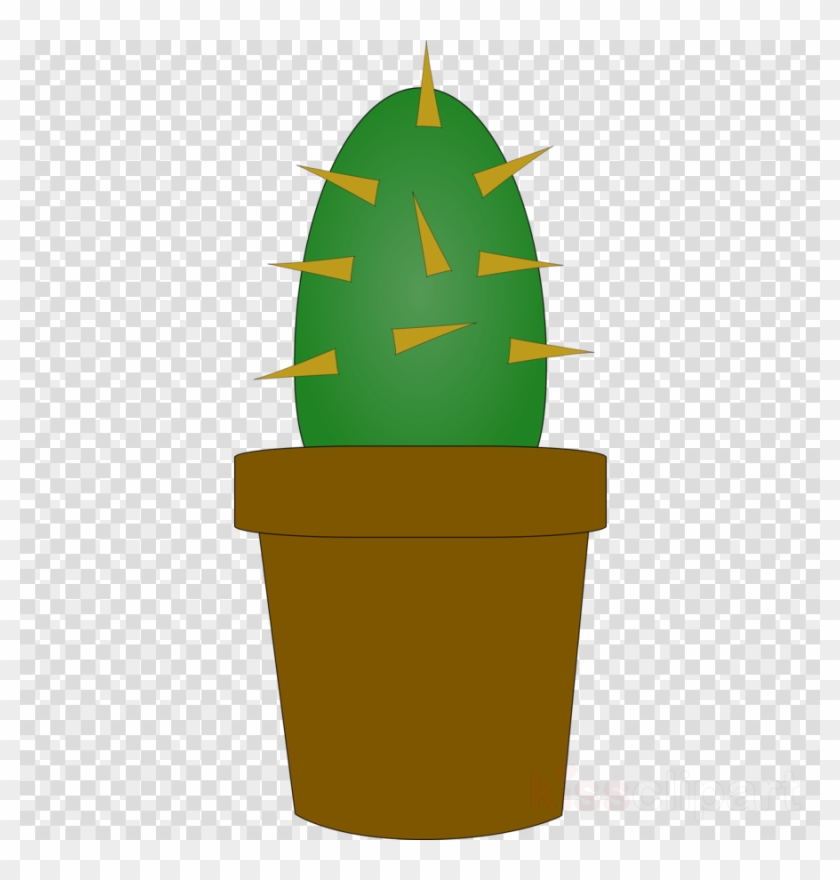 Prickly Clipart Cactus Clip Art - Coffee Bean Black White Png #1628757