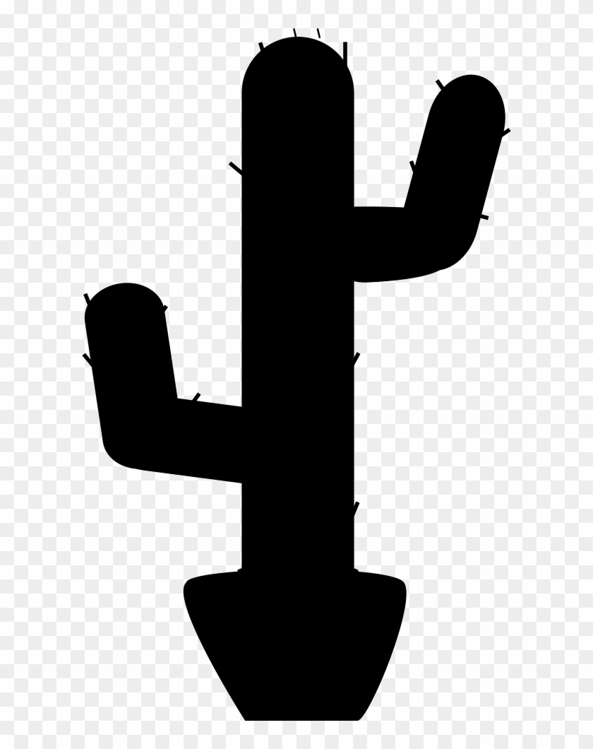 Png File Svg - Cactus Icon Png Black #1628772