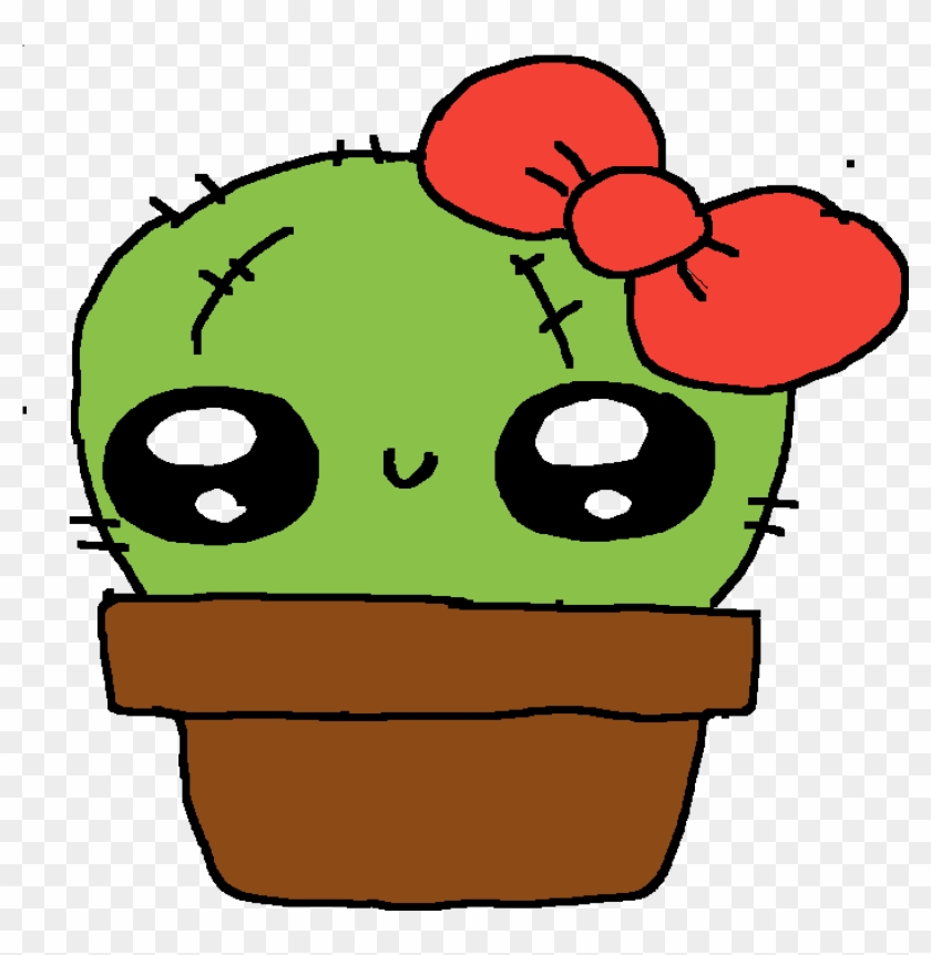 Kawii Cactus - Kawaii Dibujos Animados Faciles #1628796