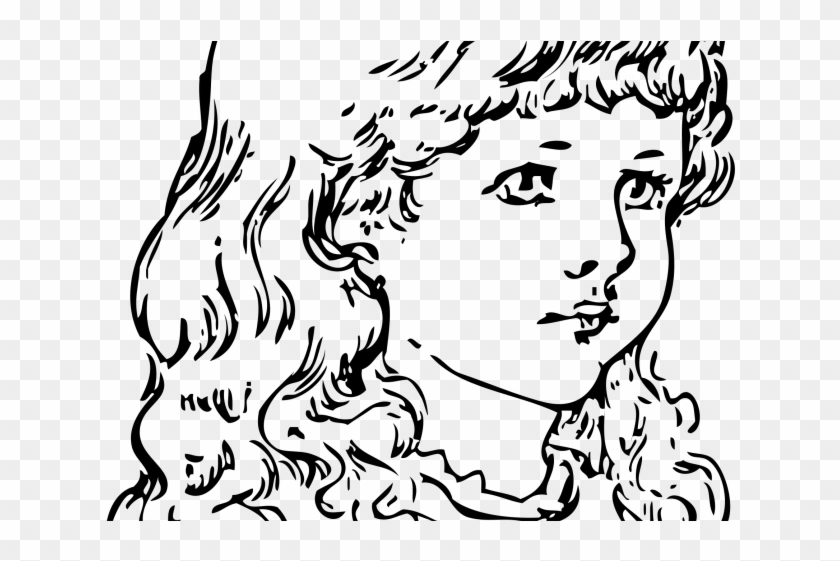 Little Girl Clipart Long Hair - Quote So Much To Do So Little Time #1628839