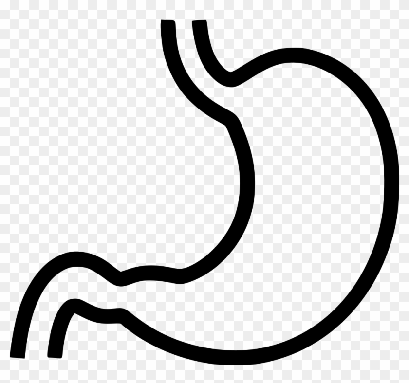 Stomach Svg Png Icon Free Download - Stomach Black And White #1629035