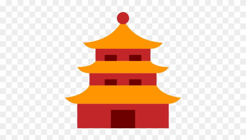 Temple Computer Icons Clip Art - Pagoda Png #1629047