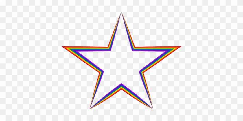 Military Aircraft Insignia Five Star Services United - Rainbows Star Icon #1629108