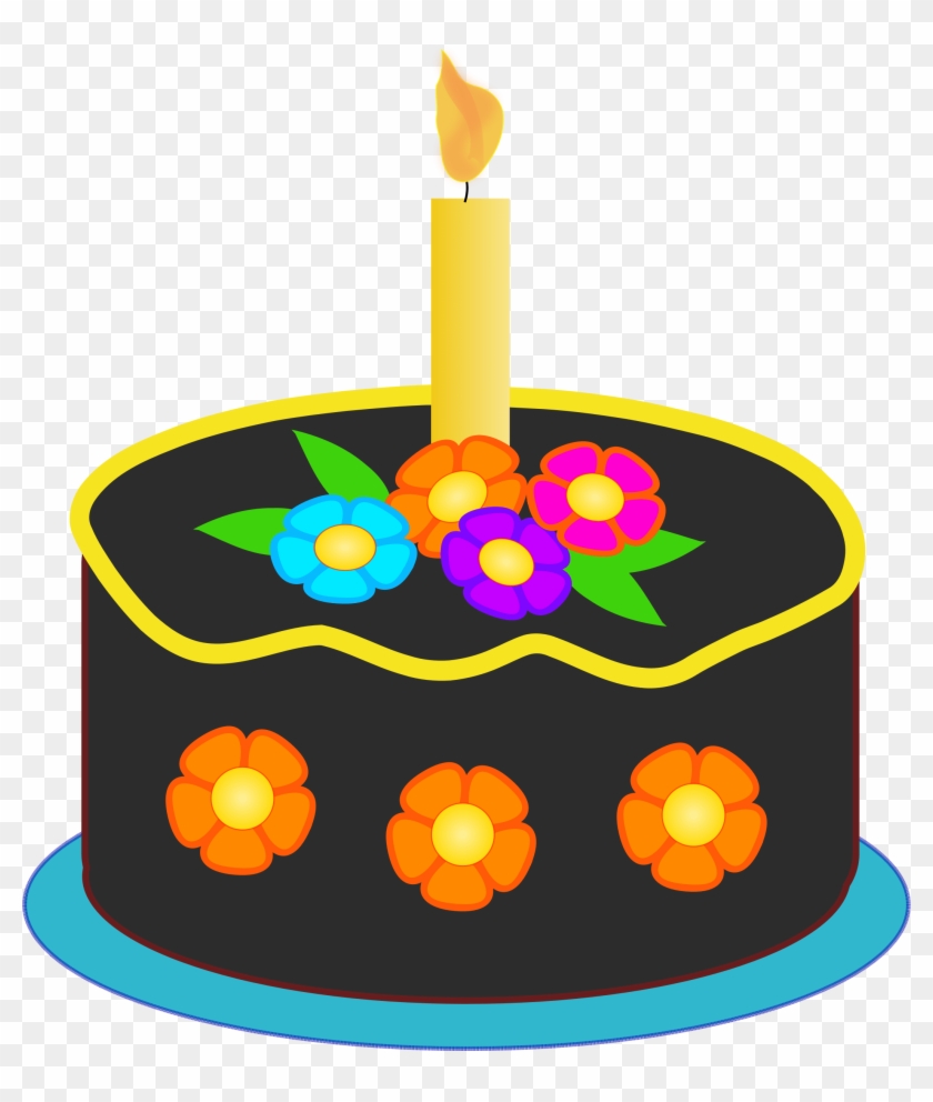 Happy Birthday Cake Clip Art - Clip Art Royalty Free Birthday Cake #1629126