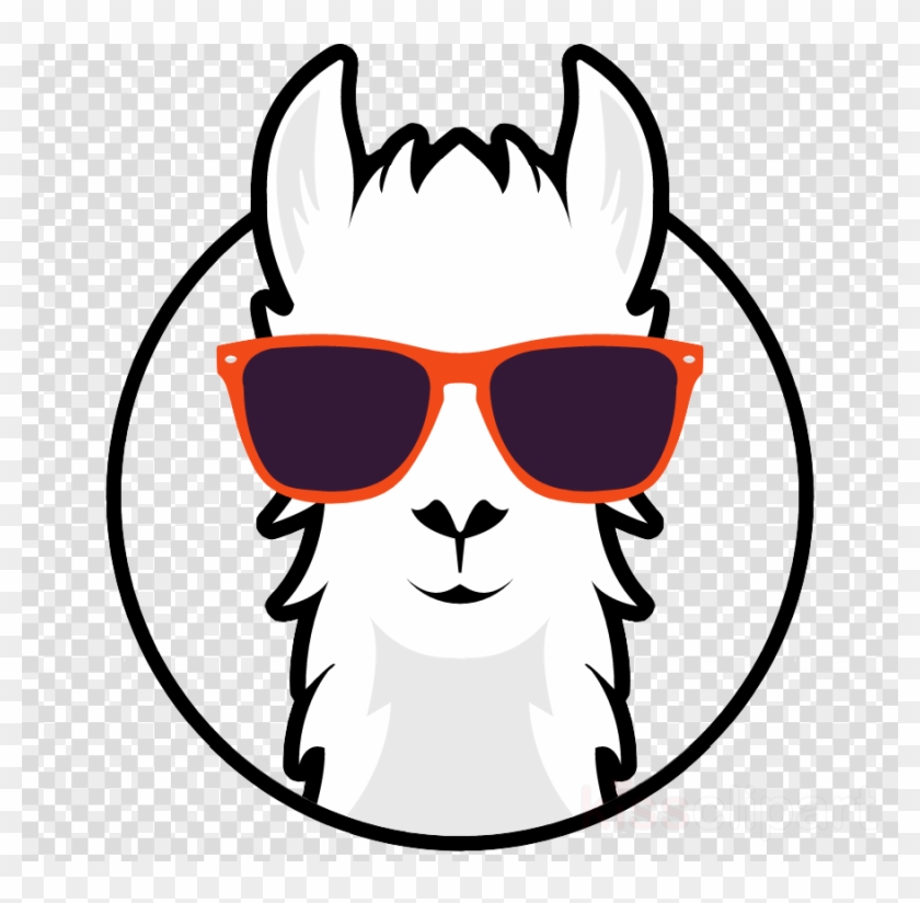 Llama-tipping / Defcon Stainless Water Bottle - Llama With Sunglasses Clipart #1629134