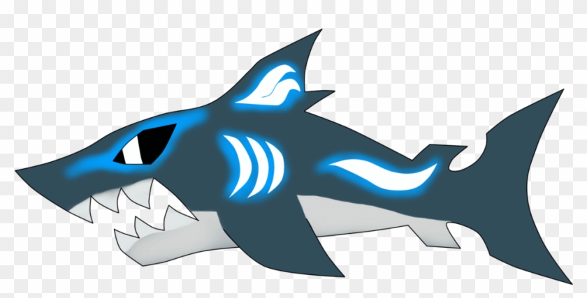 Shark From Below Clipart - Megalodon Clipart #1629137