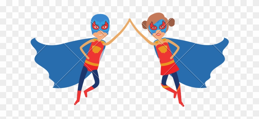 Superheroes Flying - Flying Superhero Png #1629161