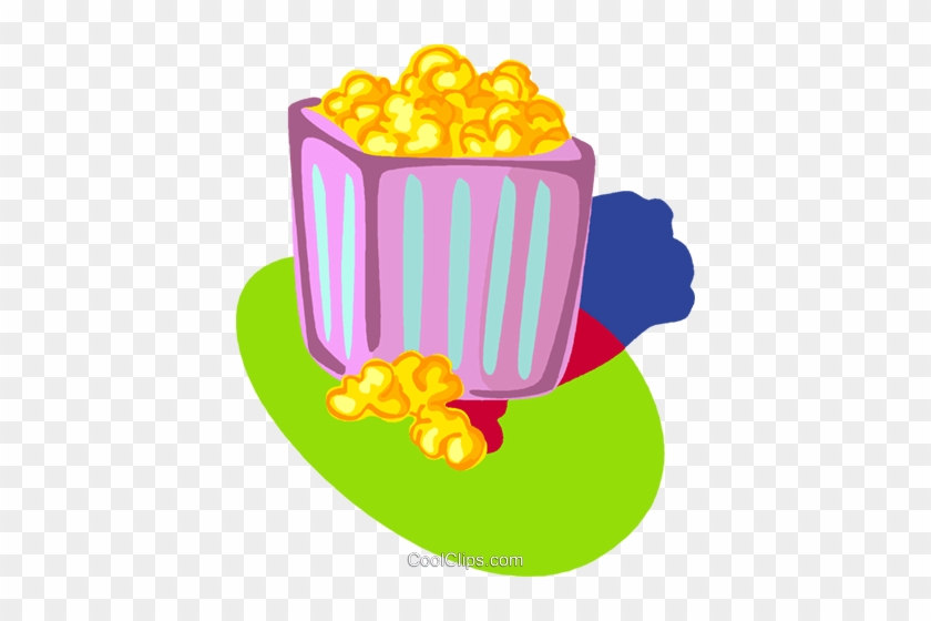 Popcorn Royalty Free Vector Clip Art Illustration - Popcorn Royalty Free Vector Clip Art Illustration #1629257