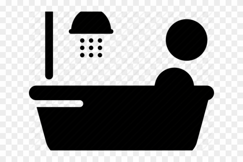 Bathtub Clipart Relaxing Bath - Illustration #1629268