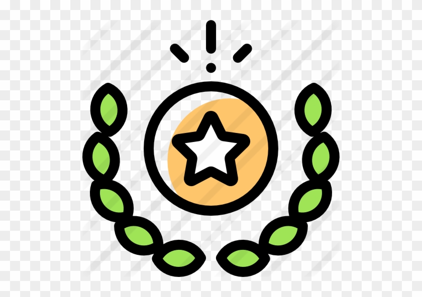 Laurel Wreath Free Icon - Reddit Gold Icon #1629321