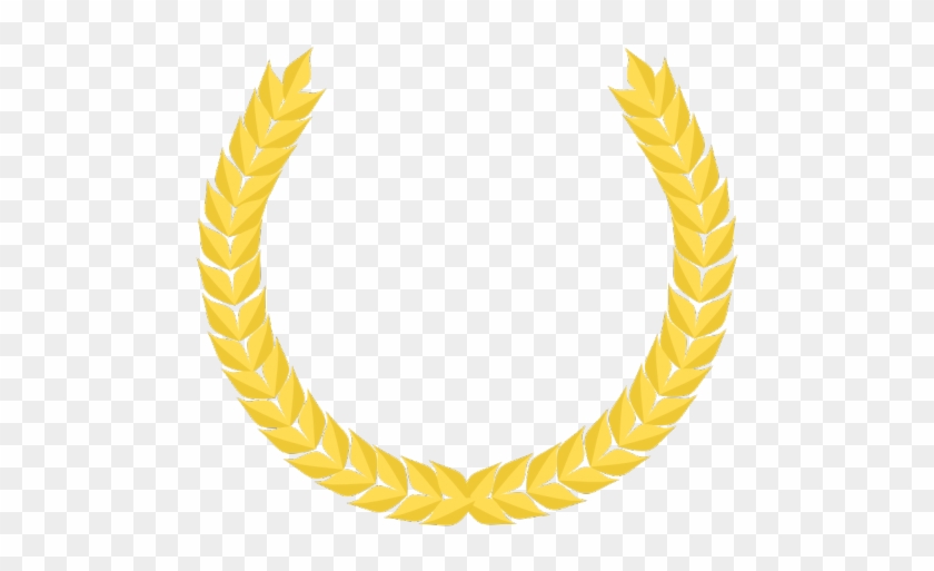 Golden Clipart Laurel Wreath - Transparent Golden Laurel Png #1629328