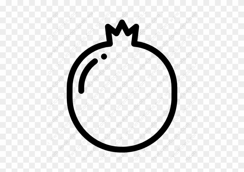 Pomegranate - Line Art #1629364