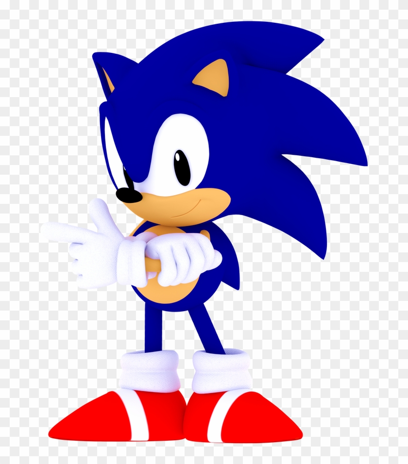 Classic Sonic Mania Poster Pose Render By Matiprower - Sonic Mania Classic Sonic Poses #1629398