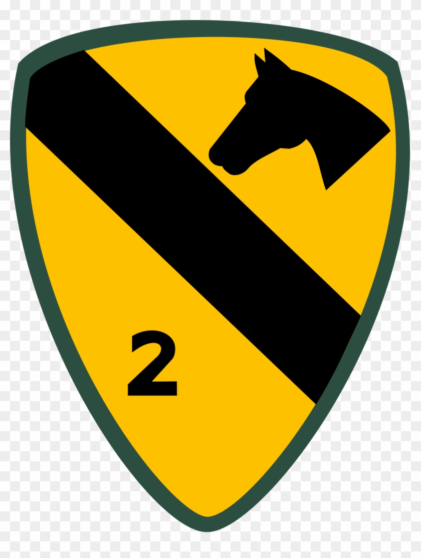 1st Cavalry Cross Clipart - 1st Cavalry Division Patch #1629407