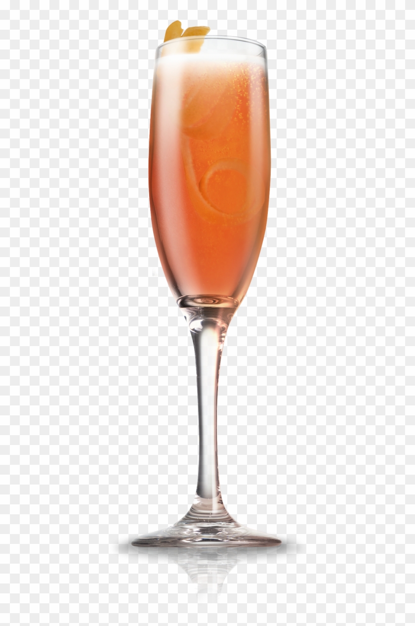 1½ Parts Pomegranate Juice, 1½ Parts Cointreau, 1½ - Champagne Stemware #1629413