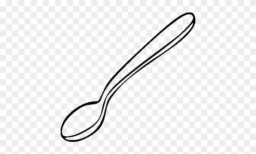 Drawn Spoon Draw Something - Drawing Images Of Spoon #1629454