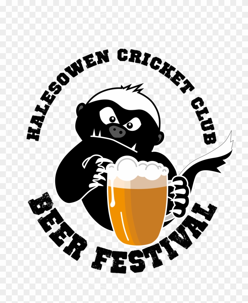 Honey Badger Beer Festival Logo - Halesowen Cricket Club Honey Badger #1629480