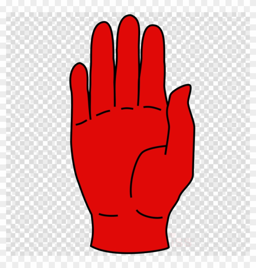 Main Héraldique Clipart Northern Ireland Red Hand Of - James Harden Face Png #1629500