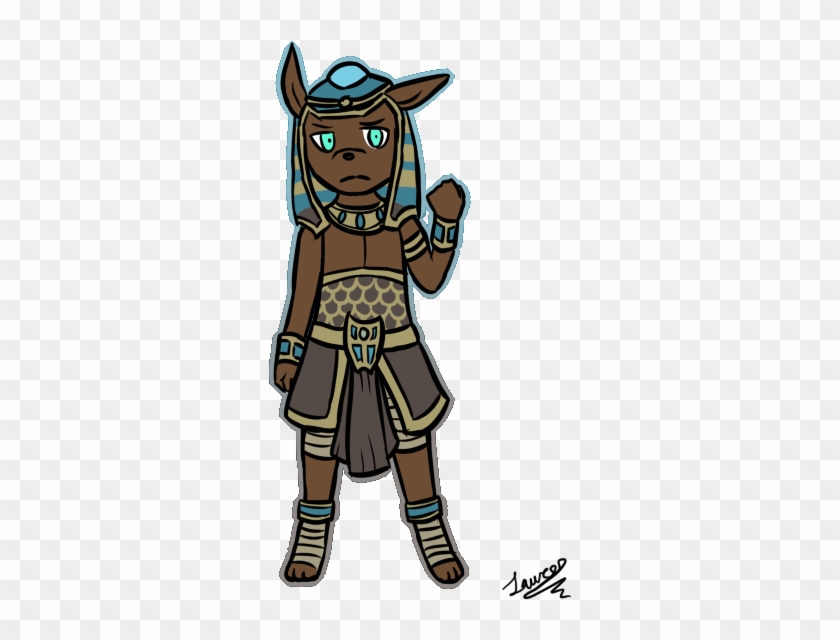 Anubis Sticker By Thecoconutturtle On Deviantart - Anubis Smite Chibi #1629510