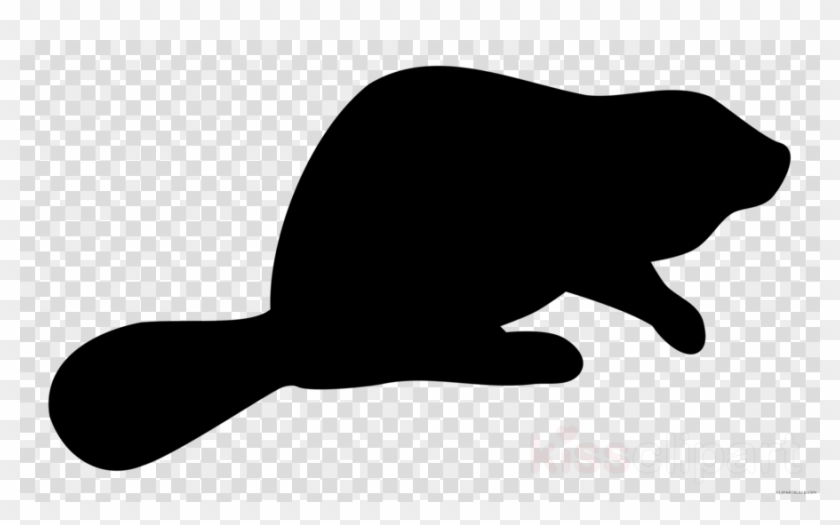 Clip Art Clipart Beaver Silhouette - Live Dj Png #1629619