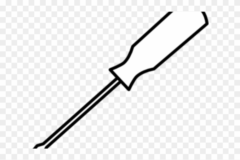 Screwdriver Clipart Different - Screwdriver Clipart Black And White #1629674