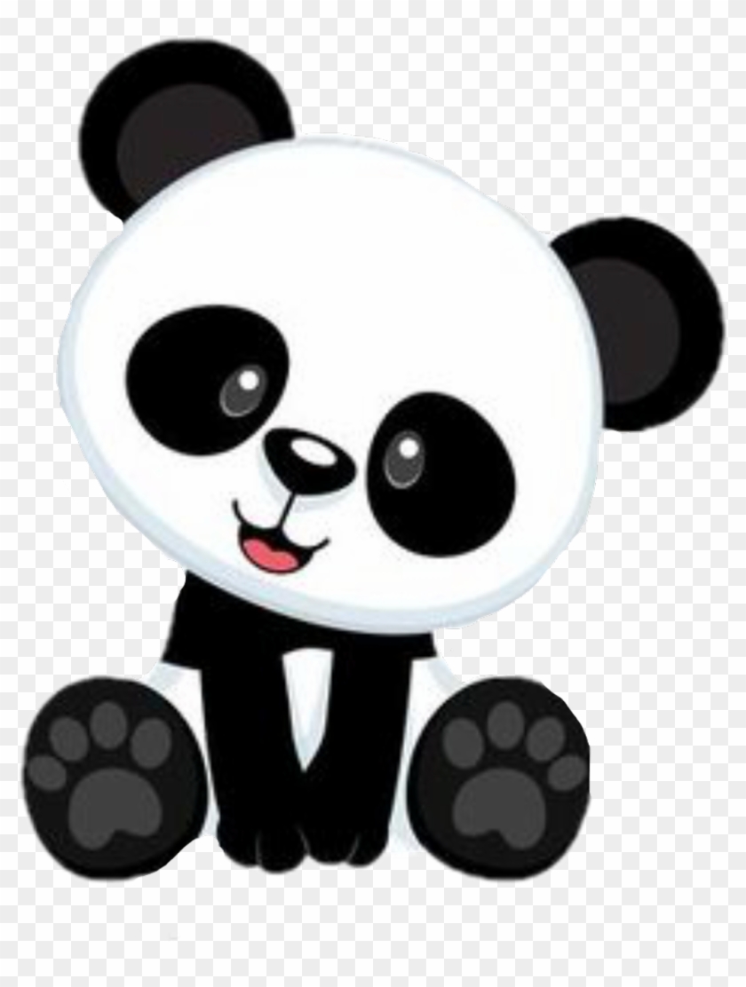 Panda fofo, desenhos animados, animal, bebê png