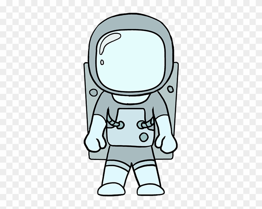 680 X 678 5 - Draw A Cartoon Astronaut #1629705