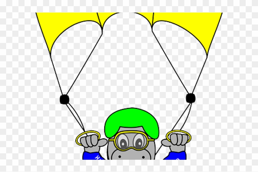 Skydiving Clipart Lady - Clip Art #1629707