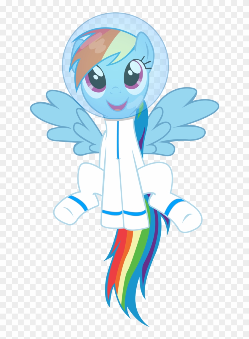 Doodlewizard, Astrodash, Astronaut, Clothes, Hilarious - Rainbow Dash #1629717