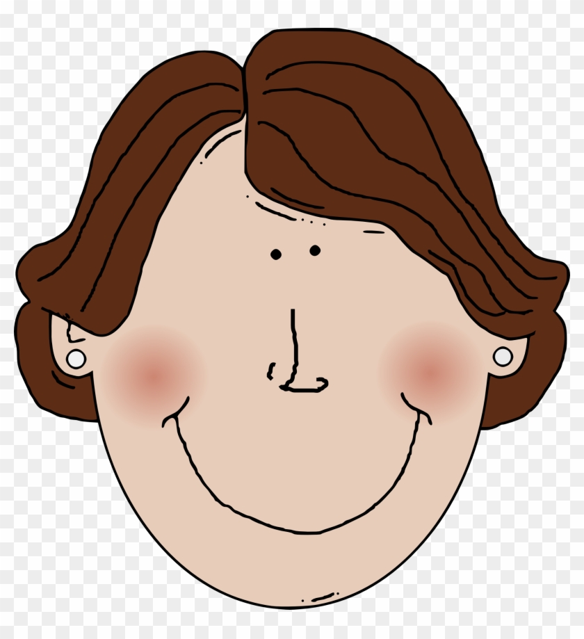 Clip Art Details - Brown Haired Woman Clipart #251166