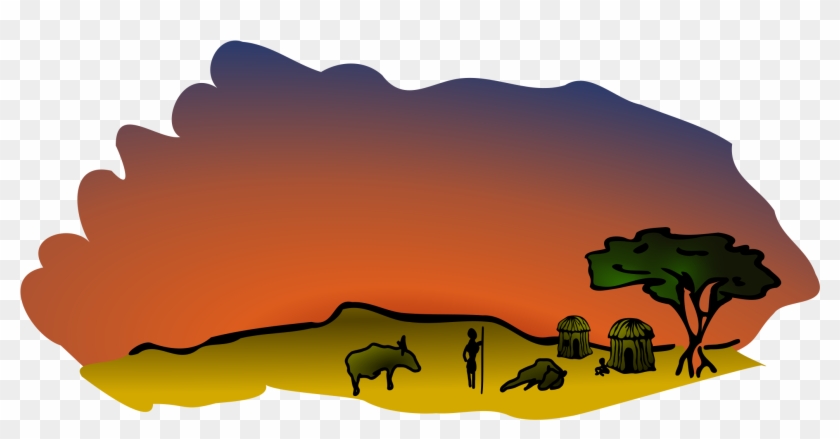 African Village Clipart #251173