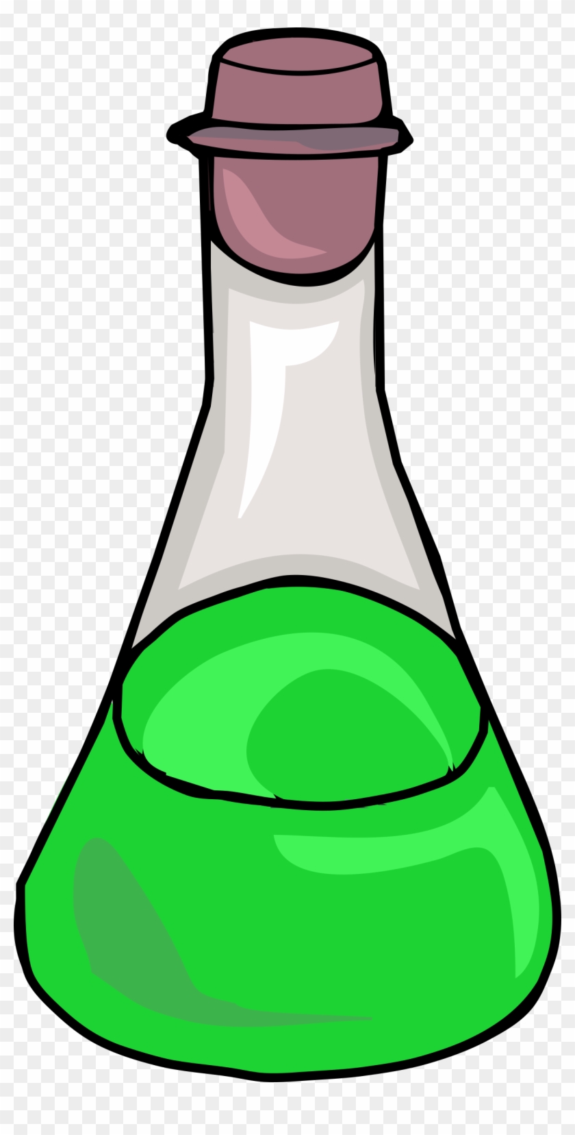 Clipart Green Science Bottle - Science Bottle #251328